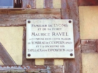 リヨンス=ラ=フォレのラヴェルの家　La maison de Ravel à Lyons-la-Forêt